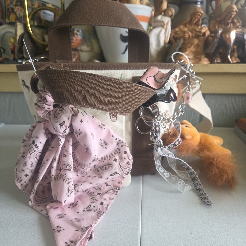 Madden Girl Western Cowgirl Horse Mini Tote Handbag NWT Bracelet Keychain Pony